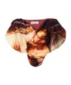 Vivienne Westwood The Kiss Cotton Bustier Top In Multicolor