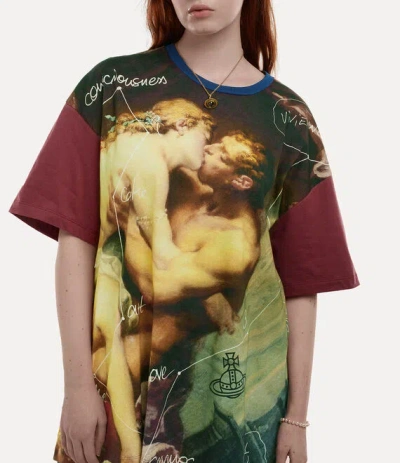 Vivienne Westwood Kiss Oversized T-shirt In Brown