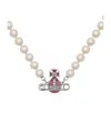Vivienne Westwood Kitty Pearl Necklace