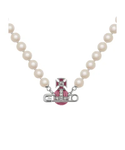 Vivienne Westwood Kitty Pearl Necklace