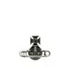 Vivienne Westwood Kitty's Single Earrings In Black