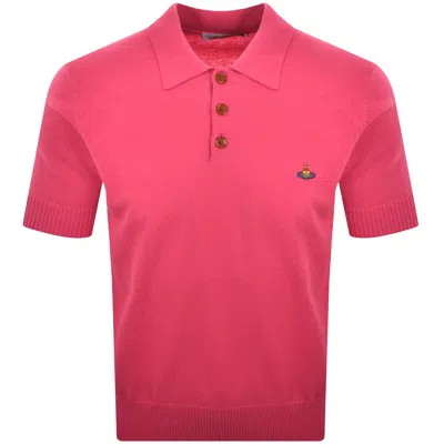 Vivienne Westwood Knit Polo Pink