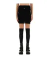 Vivienne Westwood Structured Mini Skirt Buckle Detail
