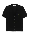 Vivienne Westwood Black Cotton Polo Cardigan