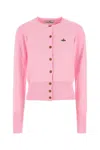 Vivienne Westwood Bea Orb-embellished Button Cardigan In Purple