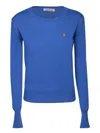 Vivienne Westwood Orb-embroidered Cotton-cashmere Jumper