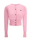 Vivienne Westwood Bea Cropped Cardi In Pink