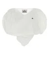 Vivienne Westwood Heart Poplin Logo Top In White
