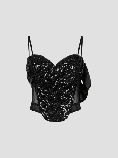 Vivienne Westwood Knot Corset Mini In Black