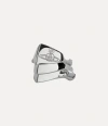 Vivienne Westwood Knuckleduster Ring Silver Unisex In Silver