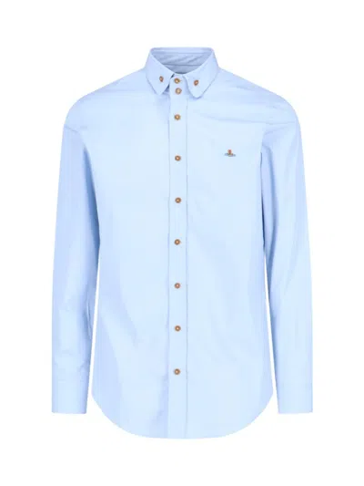 Vivienne Westwood Krall Logo Shirt In Blue