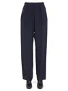 Vivienne Westwood Wide-leg High-waisted Trousers In Blue