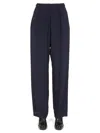 Vivienne Westwood Wide-leg High-waisted Trousers In Blue