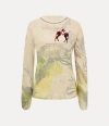 Vivienne Westwood Kyle Jumper Wool Wonderland M/l Unisex In Neutral