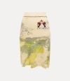 Vivienne Westwood Kyle Skirt Wool Wonderland Xs Women In Yellow