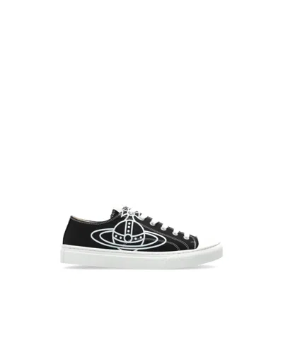 VIVIENNE WESTWOOD VIVIENNE WESTWOOD ORB PRINTED LOW-TOP SNEAKERS