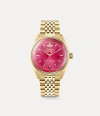 Vivienne Westwood Lady Sydenham Watch Stainless Steel Women In Gold