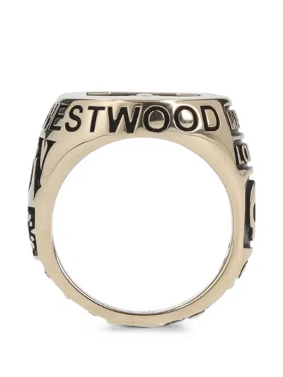 Vivienne Westwood Lancelot Chevalier Ring In Metallic