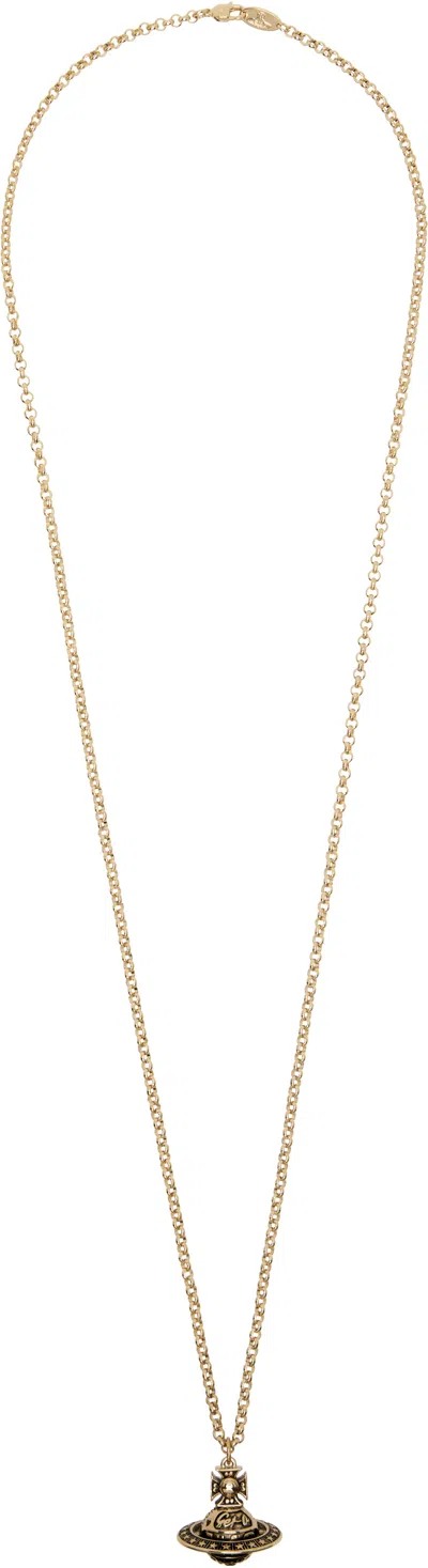 Vivienne Westwood Lancelot Orb Pendant Necklace In Gold