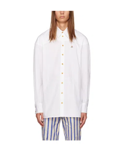 VIVIENNE WESTWOOD LAPEL LONG-SLEEVED SHIRT