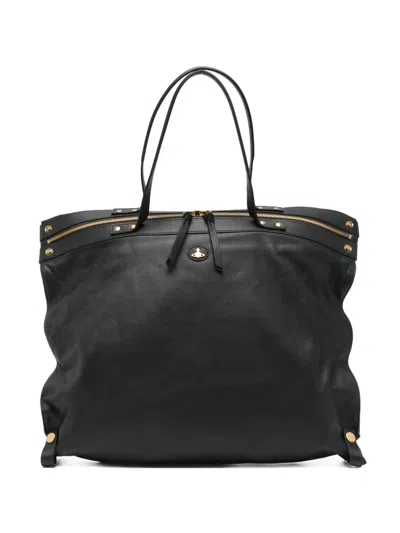 Vivienne Westwood Large Mara Holdall Bag In Black