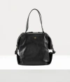 Vivienne Westwood Large Mara Holdall Leather Black In Black