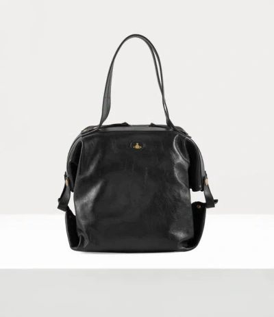 Vivienne Westwood Large Mara Holdall Leather Black