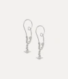 Vivienne Westwood Large Maxima Earrings Silver Women In Silver