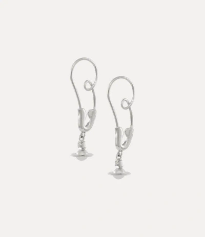 Vivienne Westwood Large Maxima Earrings Silver Women
