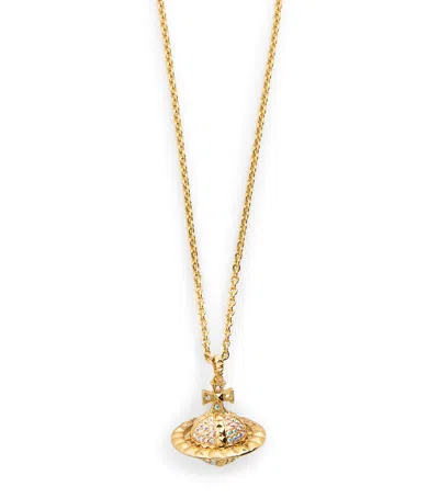 Vivienne Westwood Large Mayfair Orb Pendant Necklace In Gold