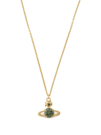 Vivienne Westwood Large Reina-pendant Necklace In Gold