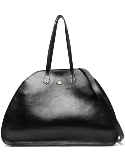 Vivienne Westwood Large Yasmina Shoulder Bag In Black