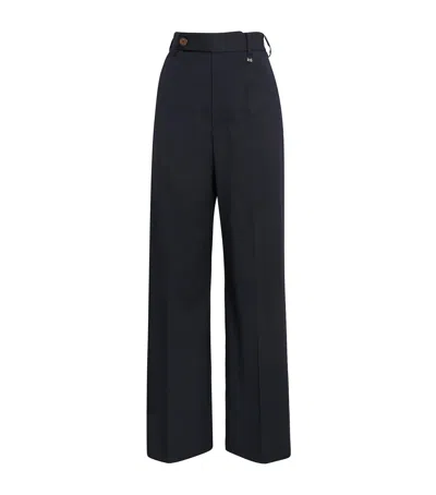 Vivienne Westwood Lauren Wide-leg Tailored Trousers In Black
