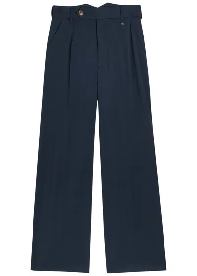 Vivienne Westwood Lauren Wool Trousers In Blue