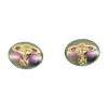 Vivienne Westwood Lavinia Orb-embellished Oval Earrings In Multi
