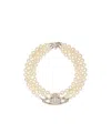 Vivienne Westwood Layered Necklace In Yellow