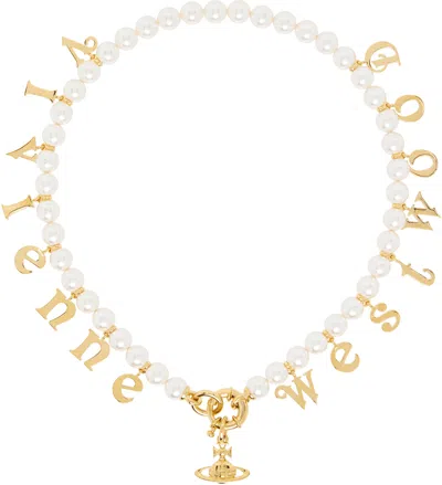 Vivienne Westwood Leanne Necklace In White