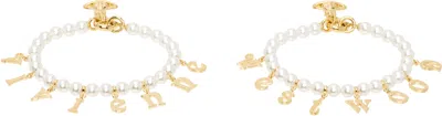 Vivienne Westwood Leanne Twin Bracelet Set In Gold