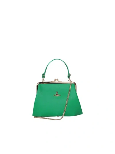 Vivienne Westwood Leather Bag In Green