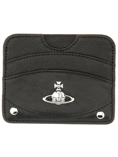 VIVIENNE WESTWOOD VIVIENNE WESTWOOD LEATHER CARD HOLDER UNISEX
