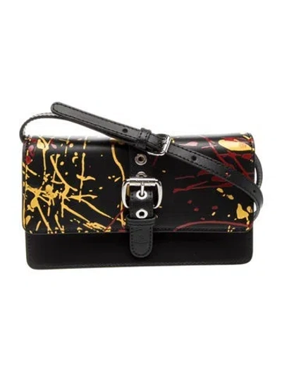 Pre-owned Vivienne Westwood Leather Clutch In Black