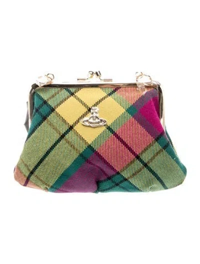 Pre-owned Vivienne Westwood Leather Clutch In Green
