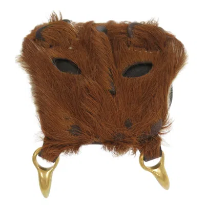 Pre-owned Vivienne Westwood Leather Coin Purse/coin Case () In Brown
