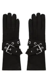 Vivienne Westwood Leather Gloves In Black