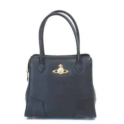 Pre-owned Vivienne Westwood Leather Handbag () In Black