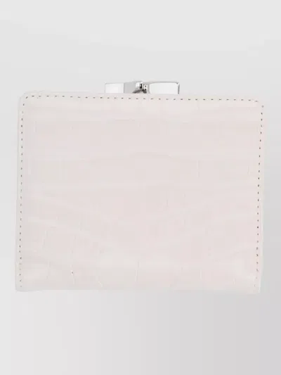 Vivienne Westwood Leather Keyring In Neutral