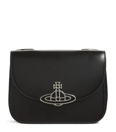 VIVIENNE WESTWOOD LEATHER LINDA CROSS-BODY BAG