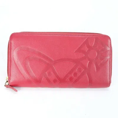 Pre-owned Vivienne Westwood Leather Long Wallet (bi-fold) () In Multi