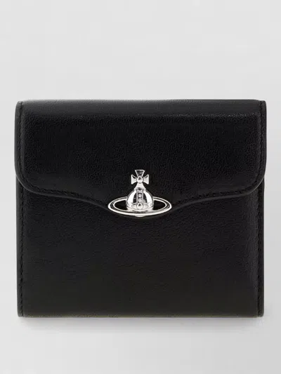 Vivienne Westwood Hunter Orb-plaque Wallet In Purple