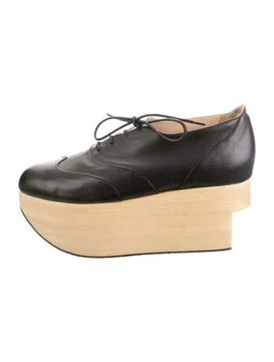 Pre-owned Vivienne Westwood Leather Mules In Black